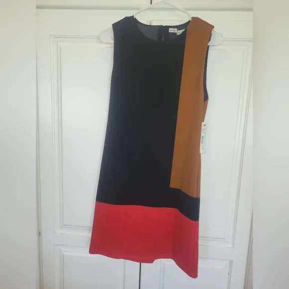 Alice + Olivia Colorblock Sleeveless Dress - Picture 1 of 3